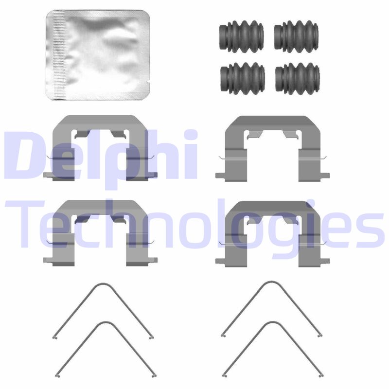 Set accesorii, placute frana LX0771 DELPHI