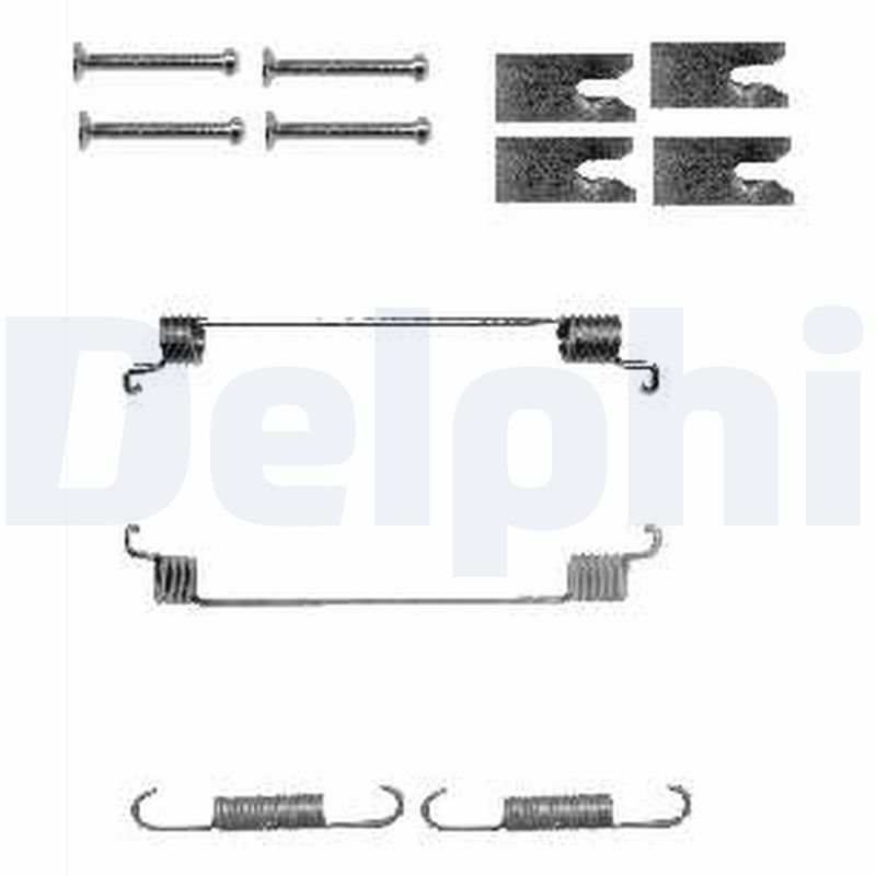 Set accesorii, sabot de frana LY1342 DELPHI