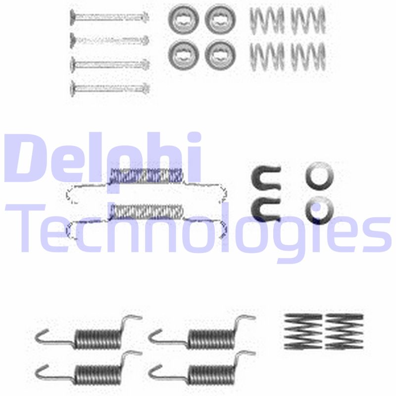 Set accesorii, saboti frana parcare LY1367 DELPHI