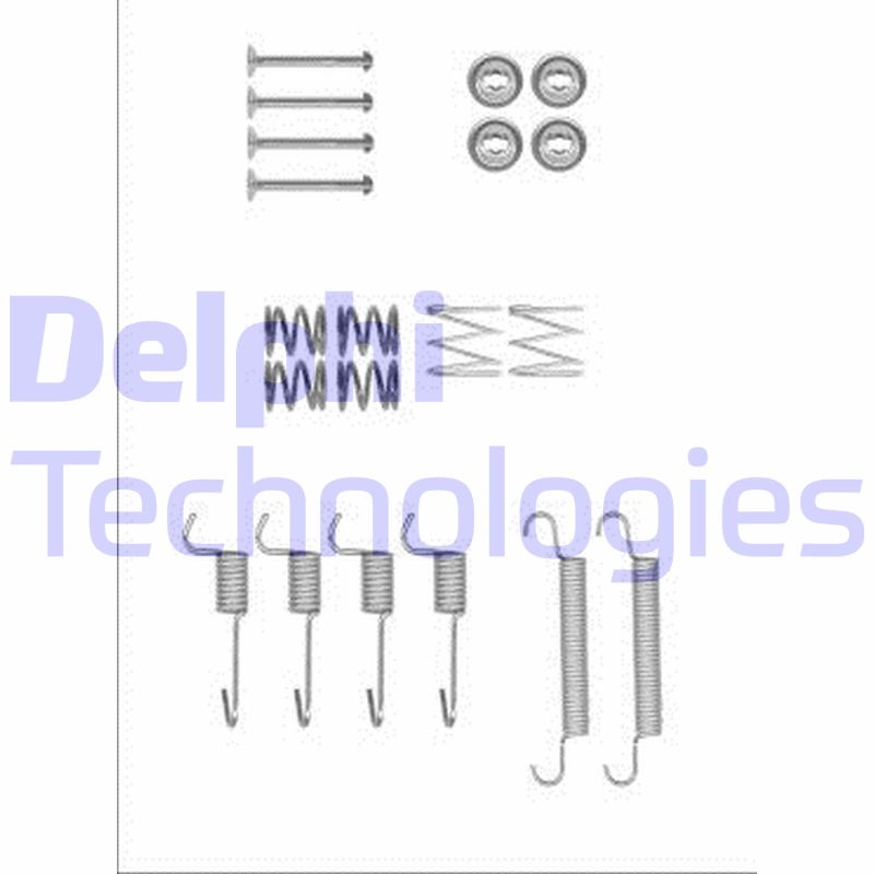 Set accesorii, saboti frana parcare LY1371 DELPHI