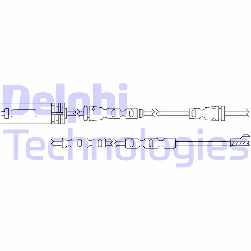 Senzor de avertizare,uzura placute de frana LZ0215 DELPHI