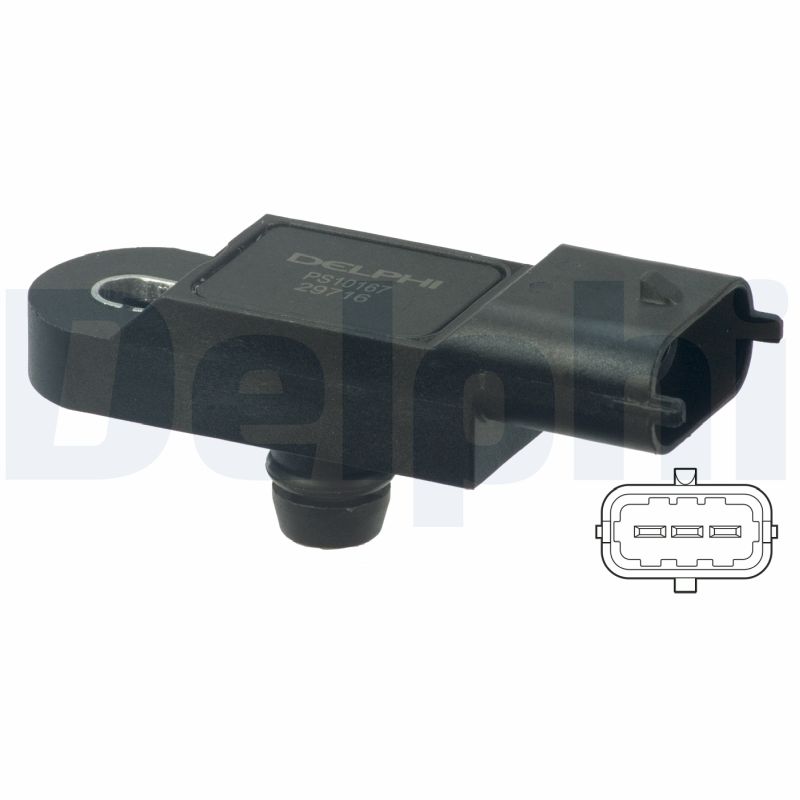 Senzor, presiune galerie admisie PS10167 DELPHI