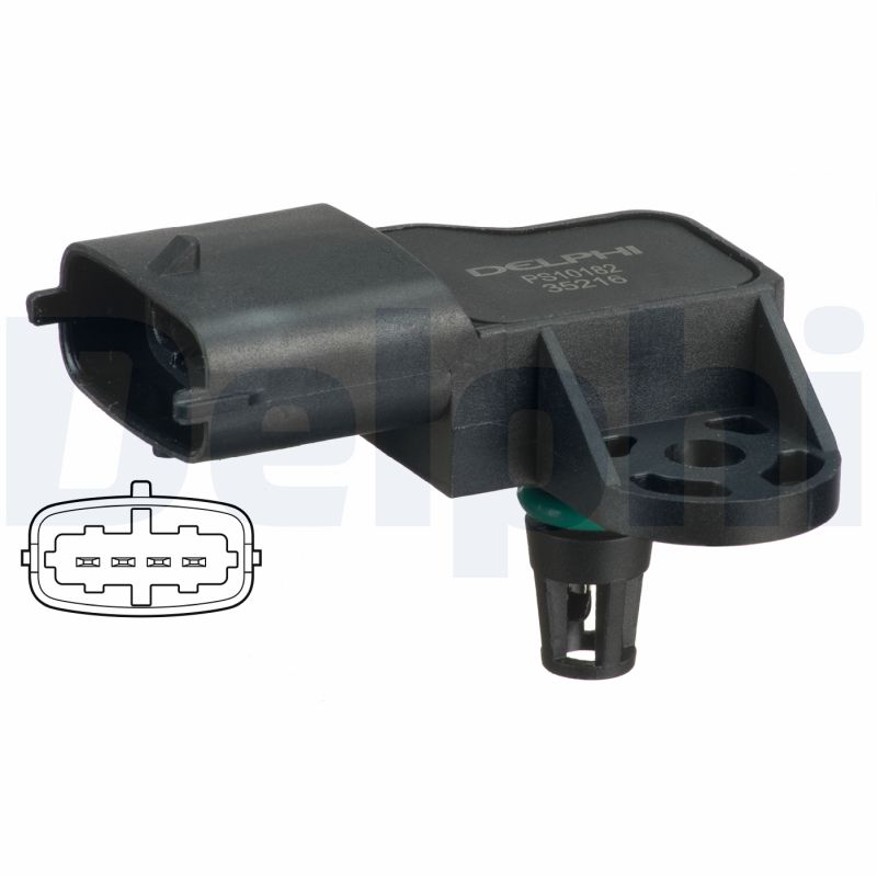 Senzor, presiune galerie admisie PS10182 DELPHI