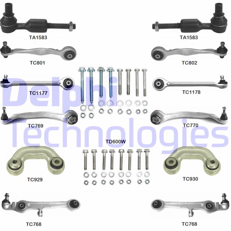 Set reparatie, bara stabilizatoare TC1300KIT DELPHI