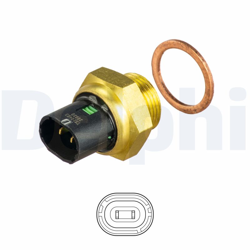 Senzor,temperatura lichid de racire TS10483 DELPHI