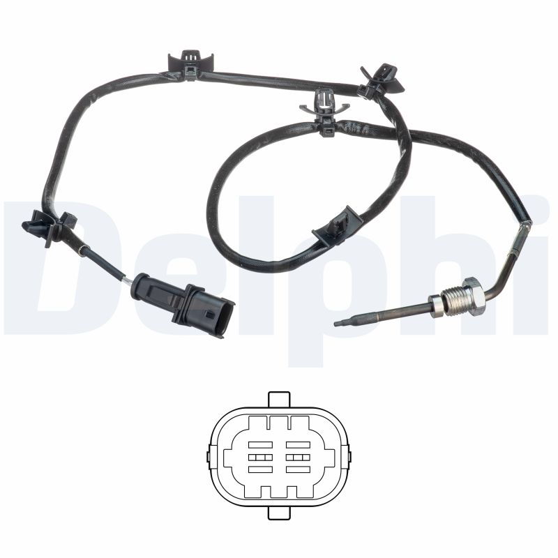 Senzor, temperatura gaze evacuare TS30216 DELPHI