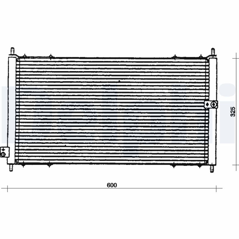Condensator, climatizare TSP0225031 DELPHI