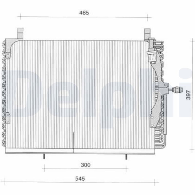Condensator, climatizare TSP0225039 DELPHI