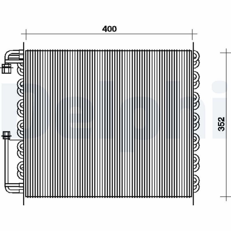 Condensator, climatizare TSP0225080 DELPHI