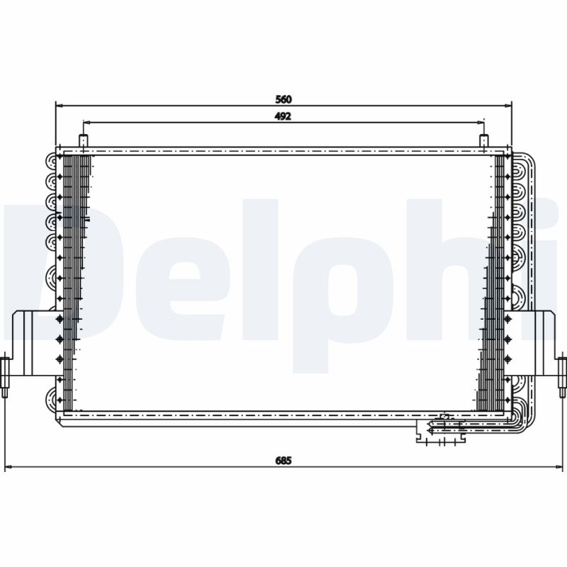 Condensator, climatizare TSP0225159 DELPHI