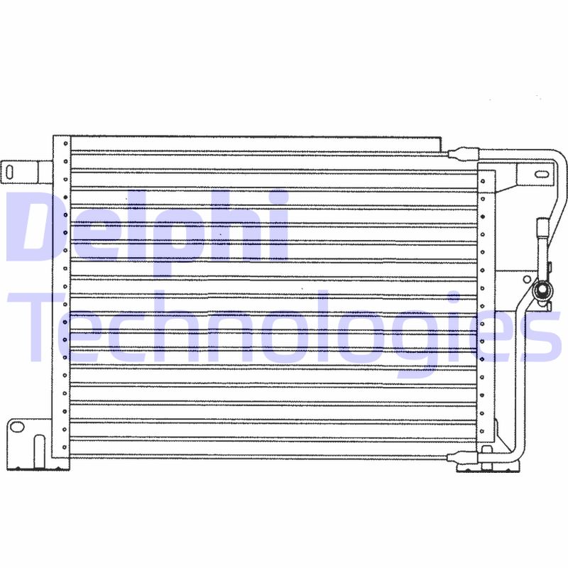 Condensator, climatizare TSP0225207 DELPHI