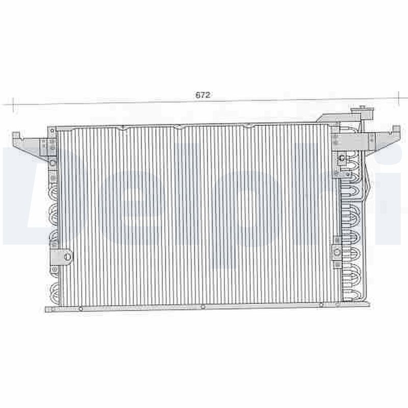 Condensator, climatizare TSP0225235 DELPHI