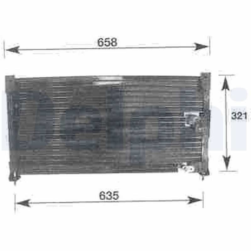 Condensator, climatizare TSP0225277 DELPHI