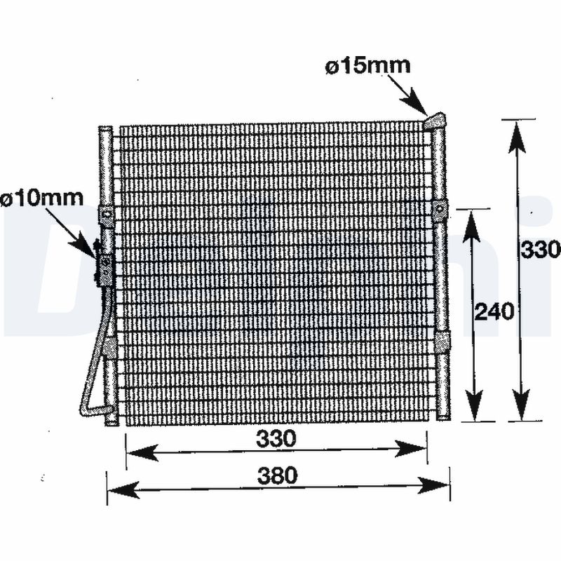 Condensator, climatizare TSP0225278 DELPHI