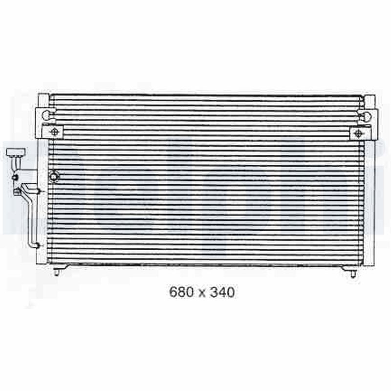 Condensator, climatizare TSP0225335 DELPHI