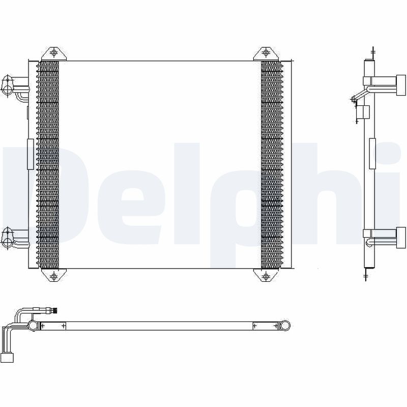 Condensator, climatizare TSP0225407 DELPHI