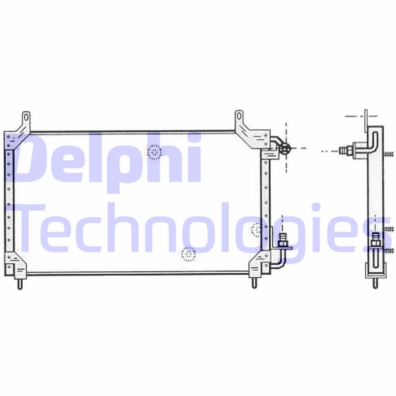 Condensator, climatizare TSP0225413 DELPHI