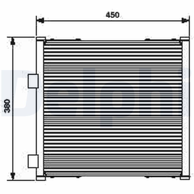 Condensator, climatizare TSP0225420 DELPHI