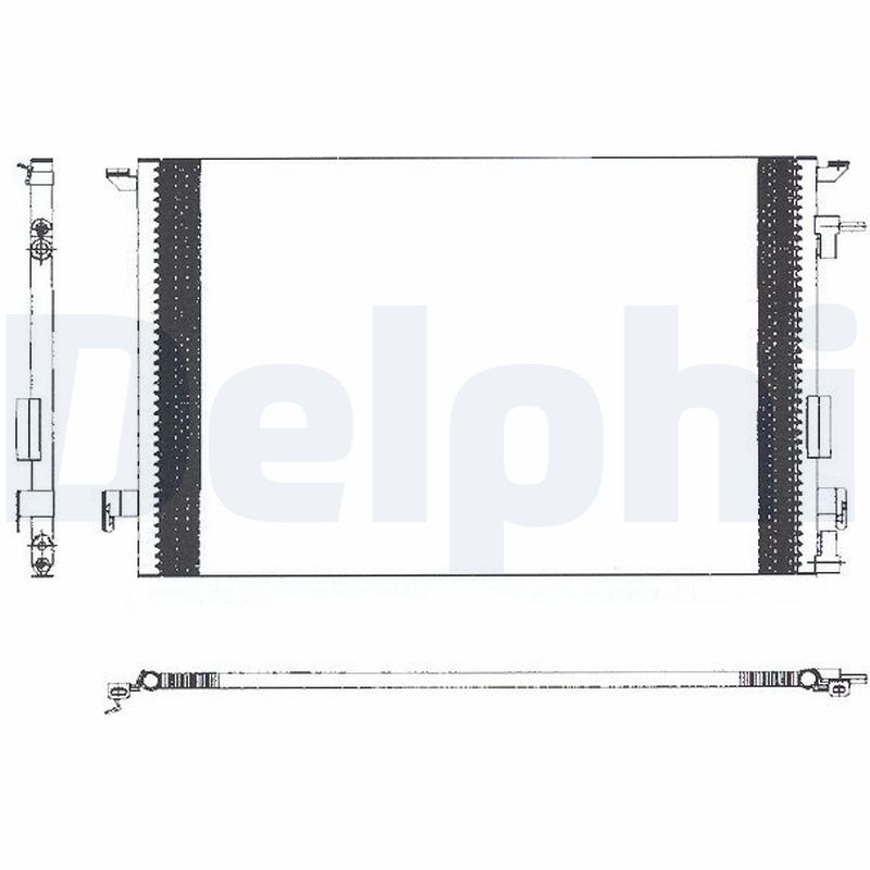 Condensator, climatizare TSP0225463 DELPHI