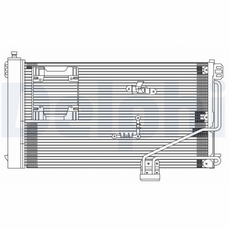 Condensator, climatizare TSP0225610 DELPHI