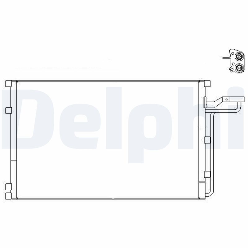 Condensator, climatizare TSP0225659 DELPHI