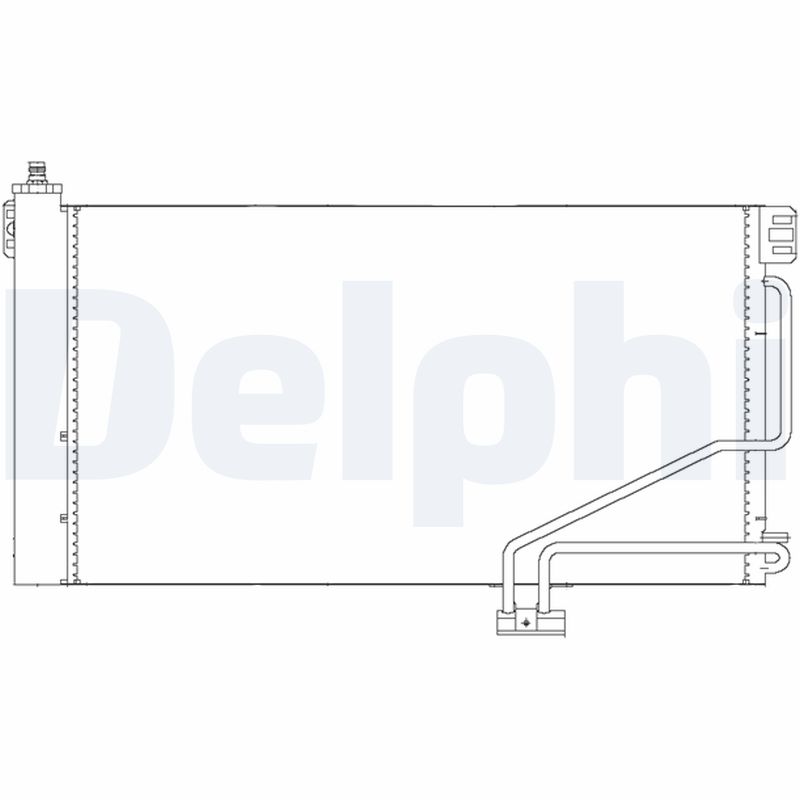 Condensator, climatizare TSP0225678 DELPHI