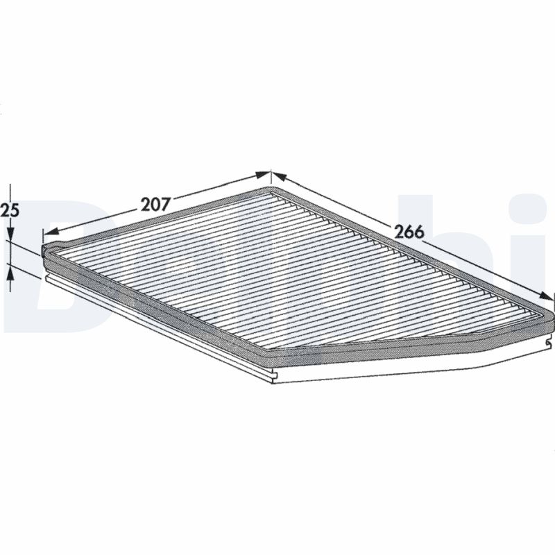 Filtru, aer habitaclu TSP0325053 DELPHI