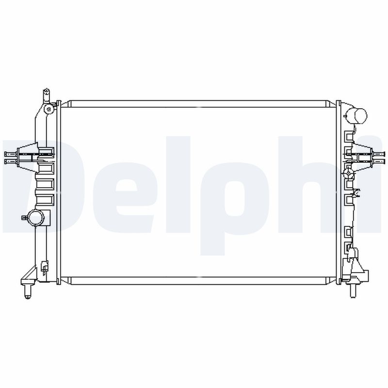 Radiator, racire motor TSP0524059 DELPHI