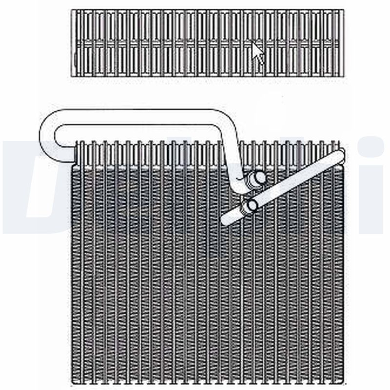 evaporator,aer conditionat TSP0525148 DELPHI