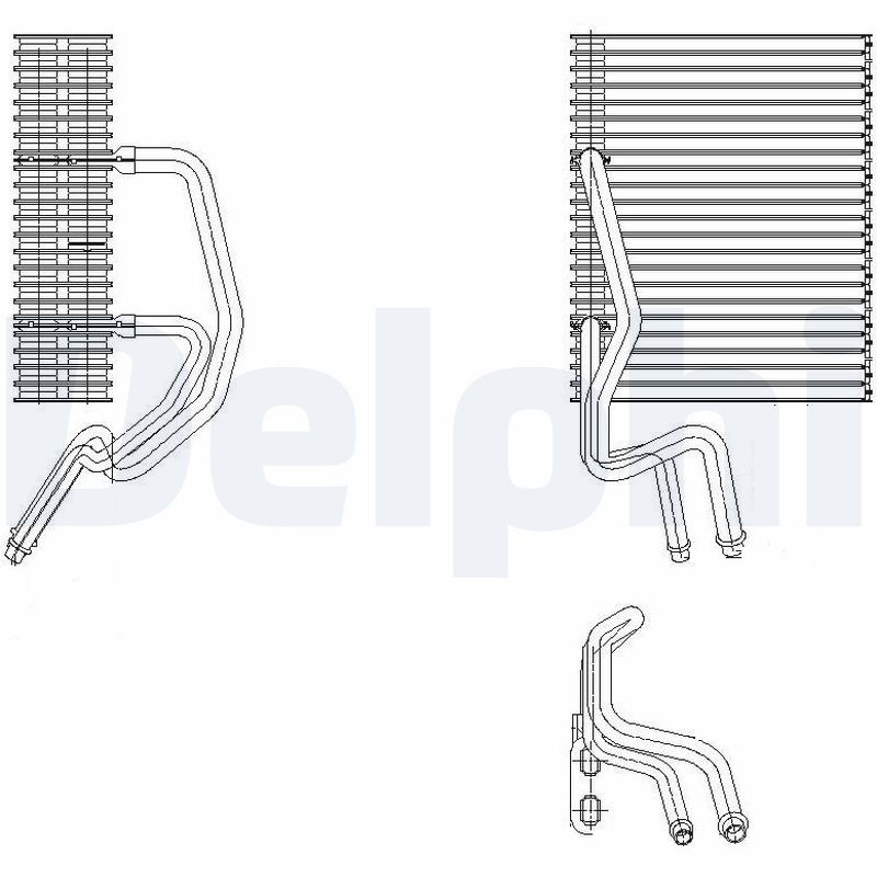 evaporator,aer conditionat TSP0525177 DELPHI