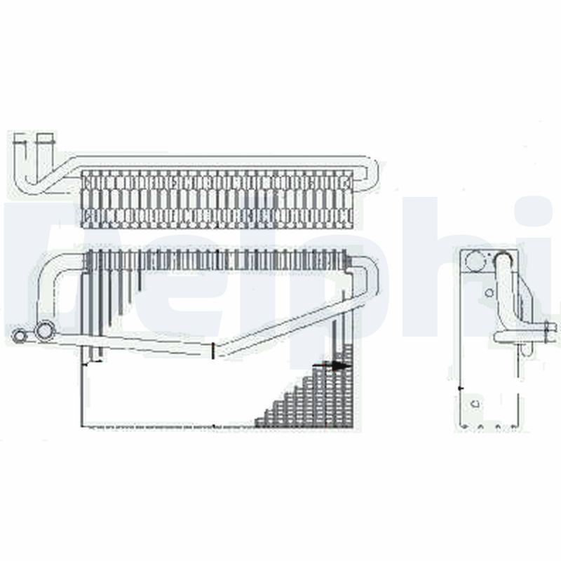 evaporator,aer conditionat TSP0525188 DELPHI