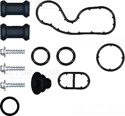 Set garnituri, radiator ulei 13-10369-01 VICTOR REINZ
