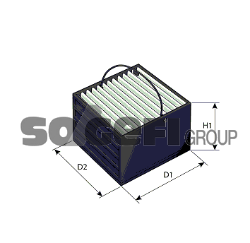 Filtru combustibil FA6124ECO SogefiPro
