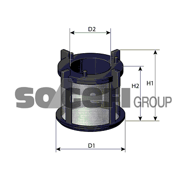 Filtru combustibil FA9563ECO SogefiPro