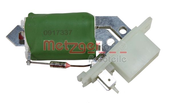 Rezistor, ventilator habitaclu 0917337 METZGER