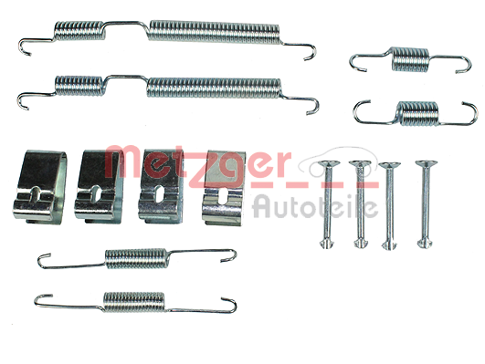 Set accesorii, sabot de frana 105-0017 METZGER