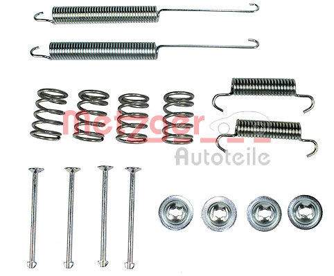 Set accesorii, sabot de frana 105-0026 METZGER