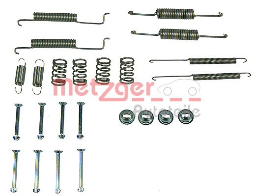 Set accesorii, sabot de frana 105-0569 METZGER