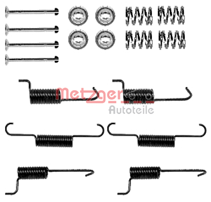 Set accesorii, saboti frana parcare 105-0823 METZGER