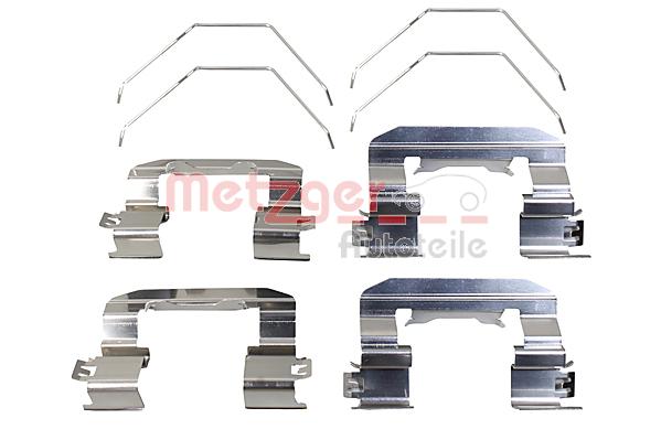 Set accesorii, placute frana 109-0021 METZGER