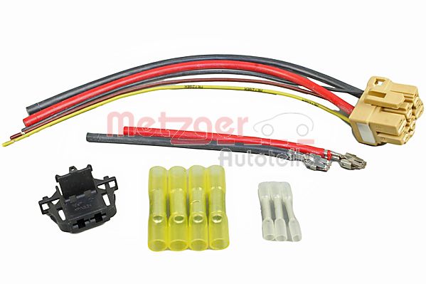 Set reparat cabl., rezistență în serie radiator climat. 2324061 METZGER