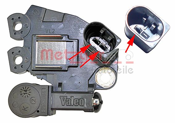 Regulator, alternator 2390079 METZGER