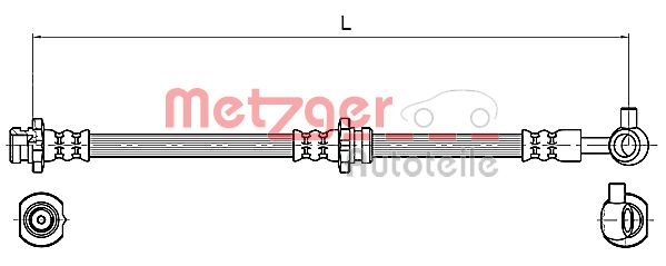 Furtun frana 4110132 METZGER