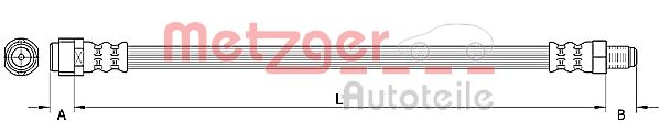 Furtun frana 4110921 METZGER
