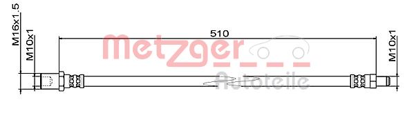 Furtun frana 4111494 METZGER