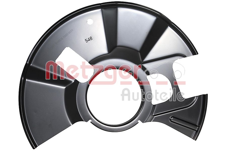 Protectie stropire,disc frana 6115578 METZGER