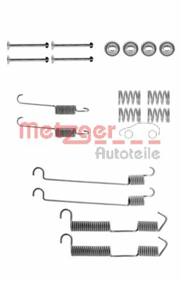 Set accesorii, sabot de frana 105-0646 METZGER