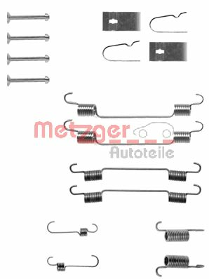 Set accesorii, sabot de frana 105-0722 METZGER