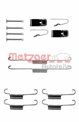 Set accesorii, sabot de frana 105-0723 METZGER