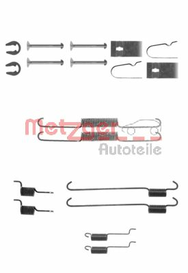 Set accesorii, sabot de frana 105-0815 METZGER